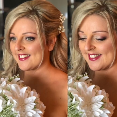 Maquillage professionnel pour un mariage réalisé par Sophie V Makeup artist